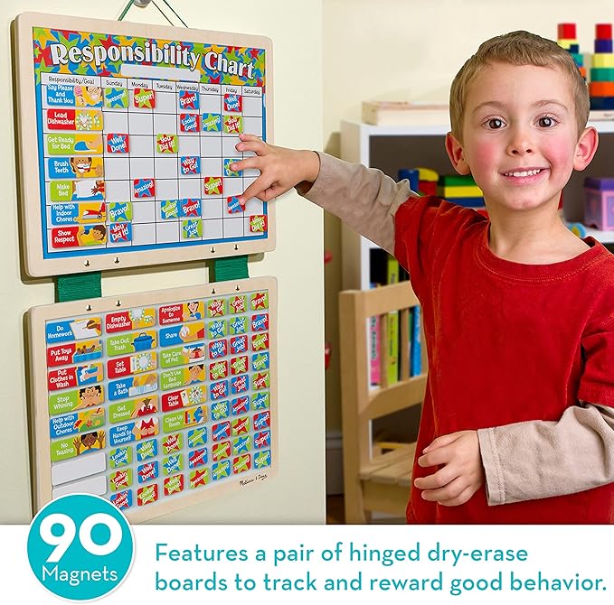 Melissa & Doug Magnetic Responsibility Chart for kids